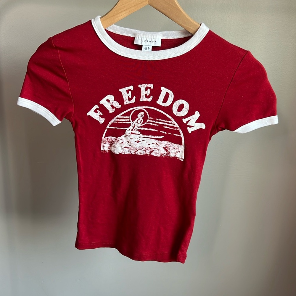 Top shop freedom crop top
